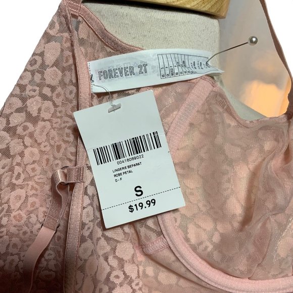 NWT Forever 21 Pink Leopard Bodysuit Small - Picture 3 of 3